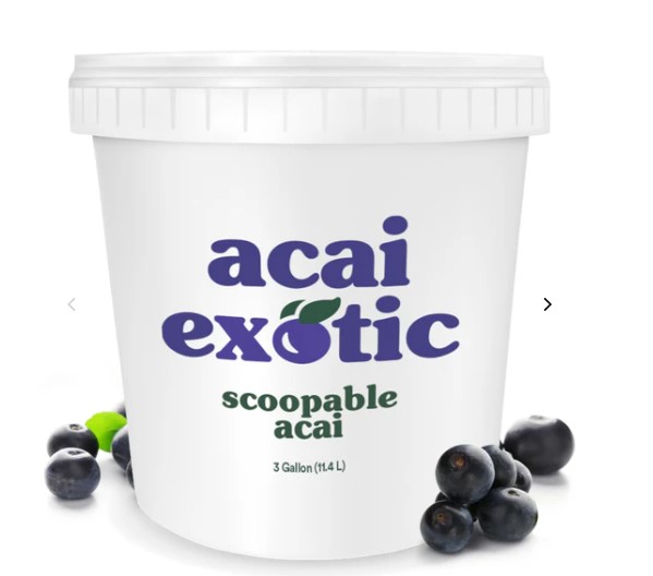 Scoopable Bucket Of Acai