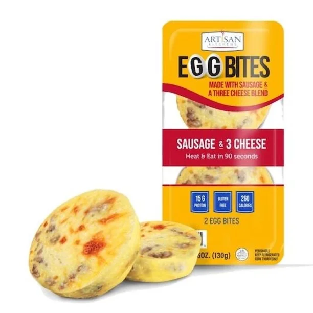 Sausage And Three Cheese Egg Bites