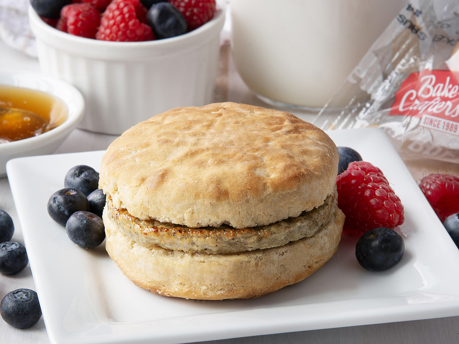Iw Chicken Sausage On Wg Biscuit
