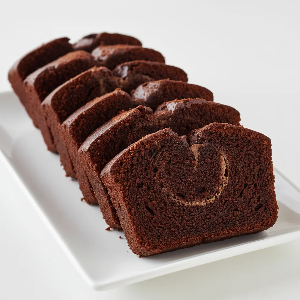 Iw Chocolate Pound Cake Slice