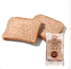 Individually Wrapped Sliced Wheat Bread