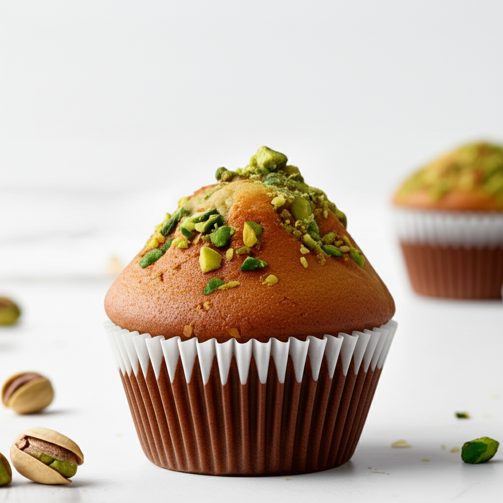 Pistachio Nut Muffin Batter