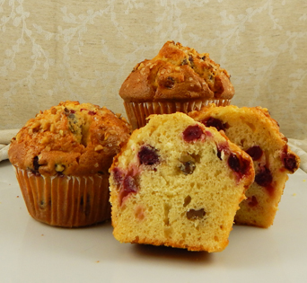 Cranberry Orange Nut Muffin