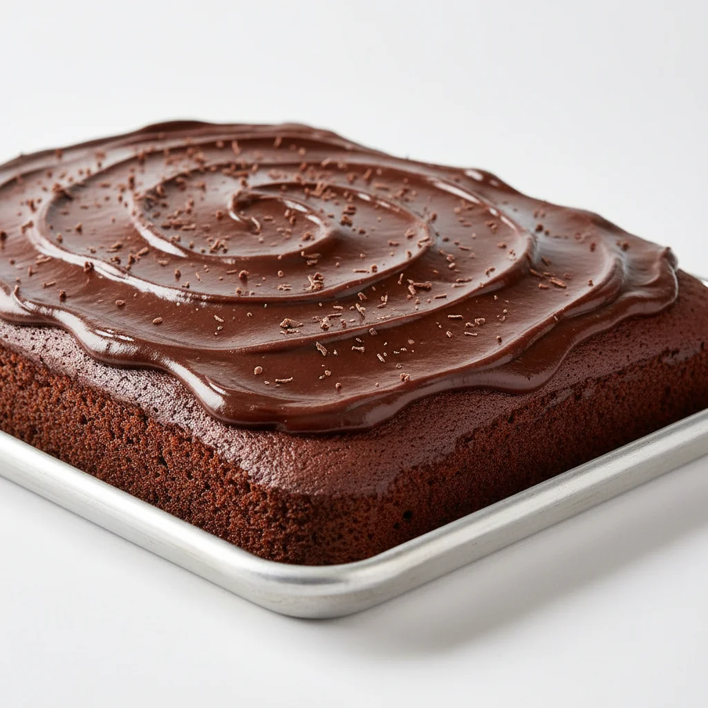 Double Chocolate Sheet Cake