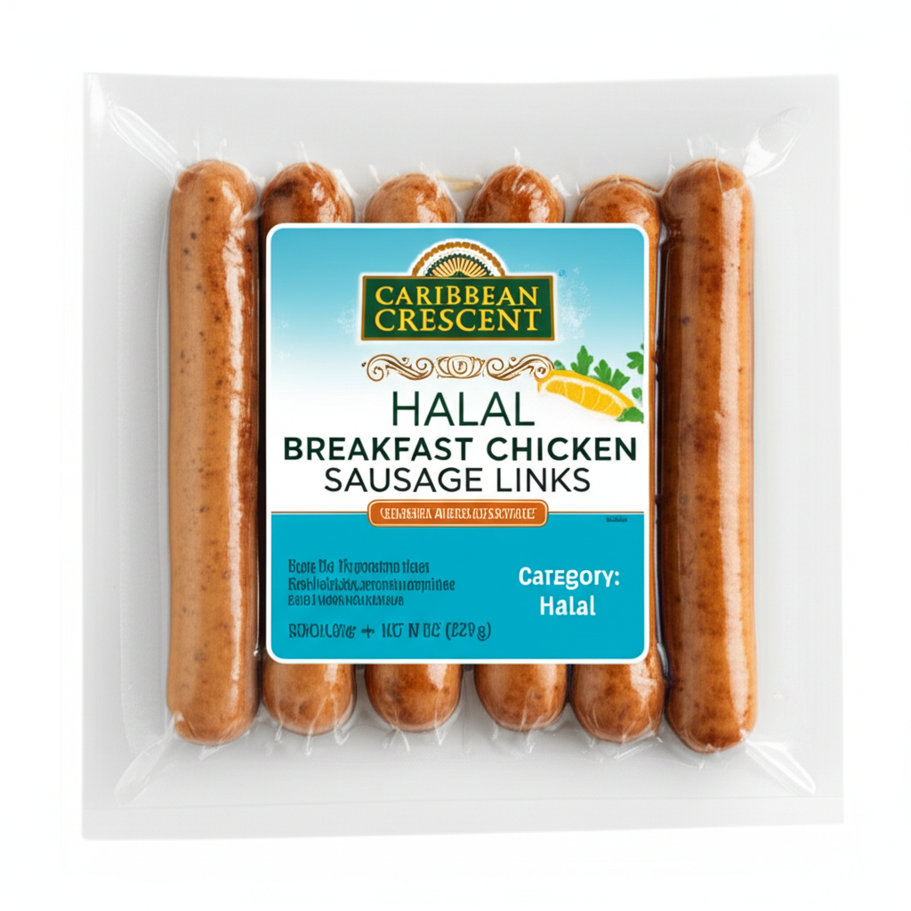 Halal Breakfast Chicken Sausage Links