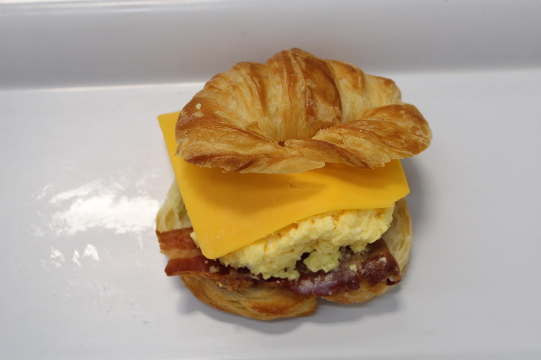 Bacon Egg And Cheddar Croissant