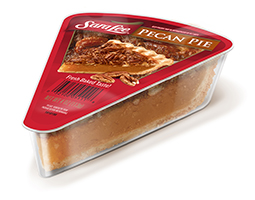 Individual Southern Pecan Pie Slices