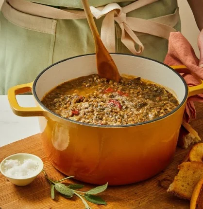 Spicy Lentil Veggie Soup