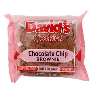 Individually Wrapped Chocolate Chip Brownie