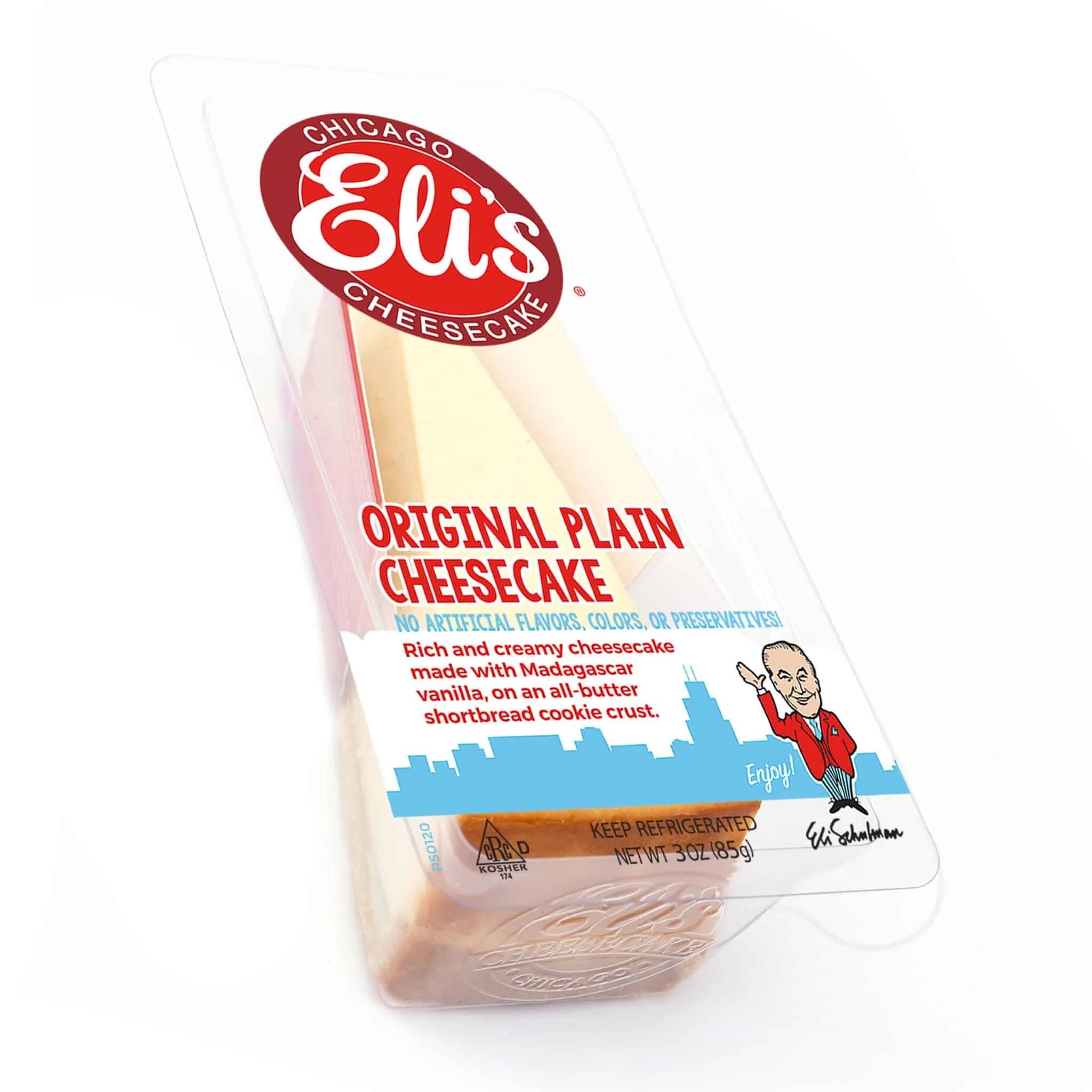 Individually Wrapped Plain Cheesecake