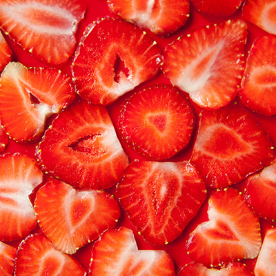 Sliced Strawberries