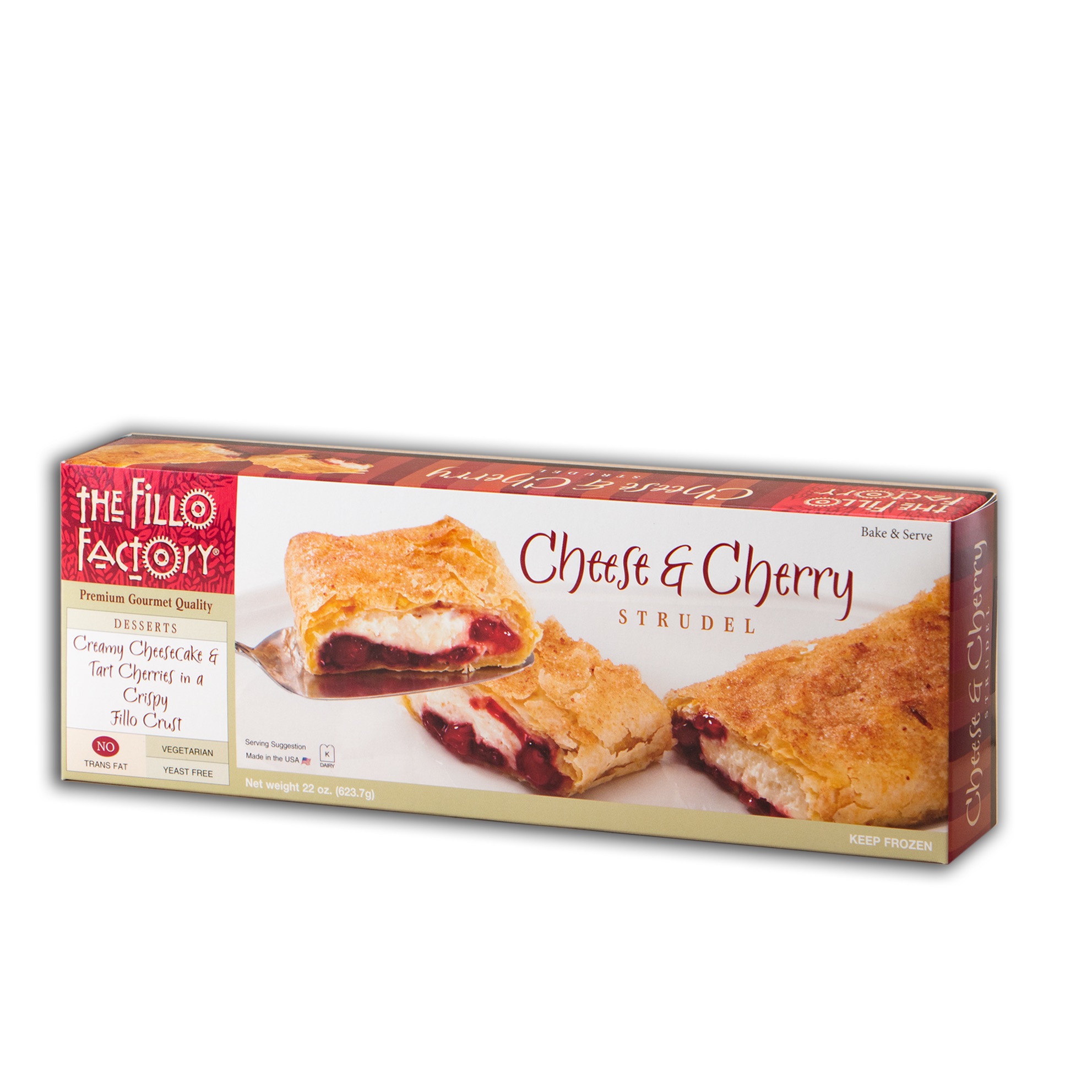Cherry And Cheese Strudel