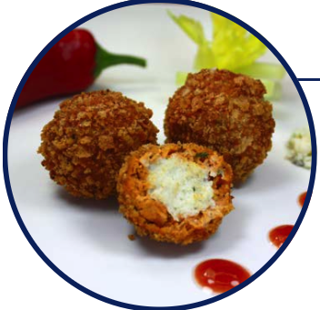 Buffalo Chicken Bon Bons