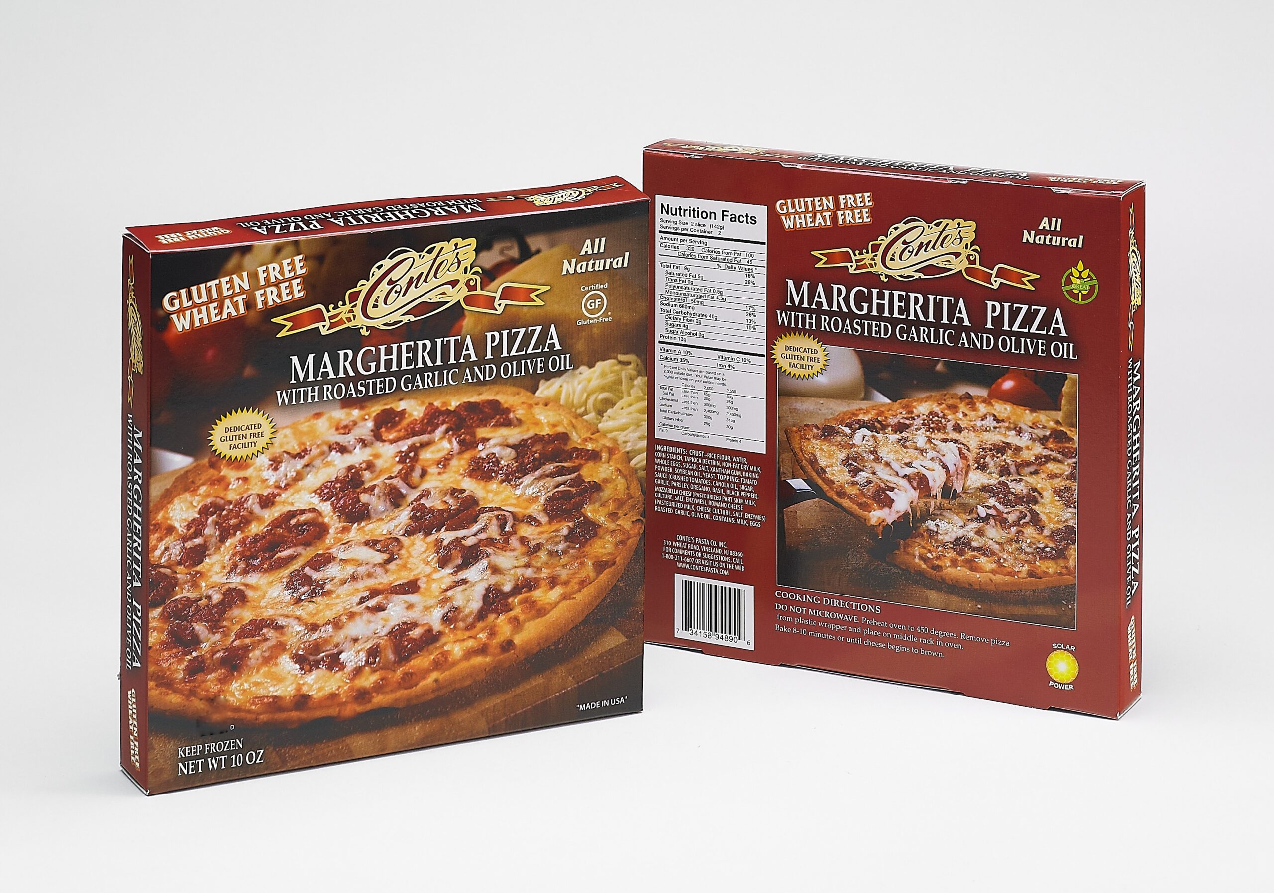 10" Gluten Free Margherita Pizza