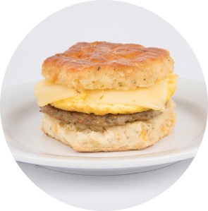 Individually Wrapped Spicy Sausage Jalapeno Biscuit