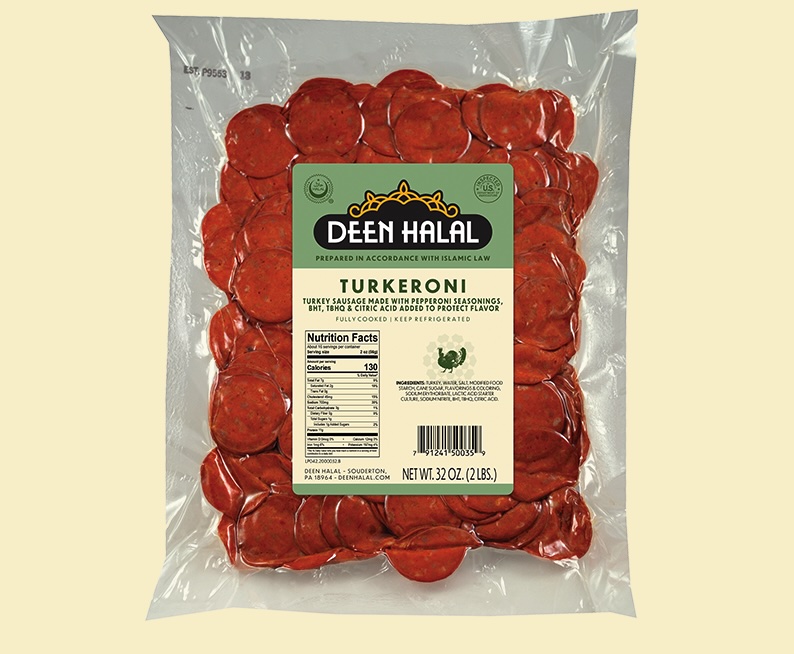 Halal Sliced Turkey Pepperoni