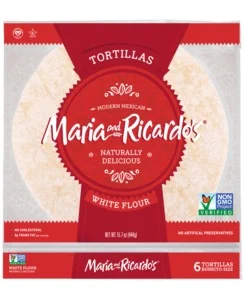 6" Low Sodium White Wrap