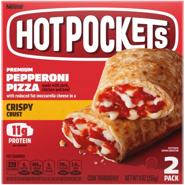 Individually Wrapped Pepperoni Hot Pockets