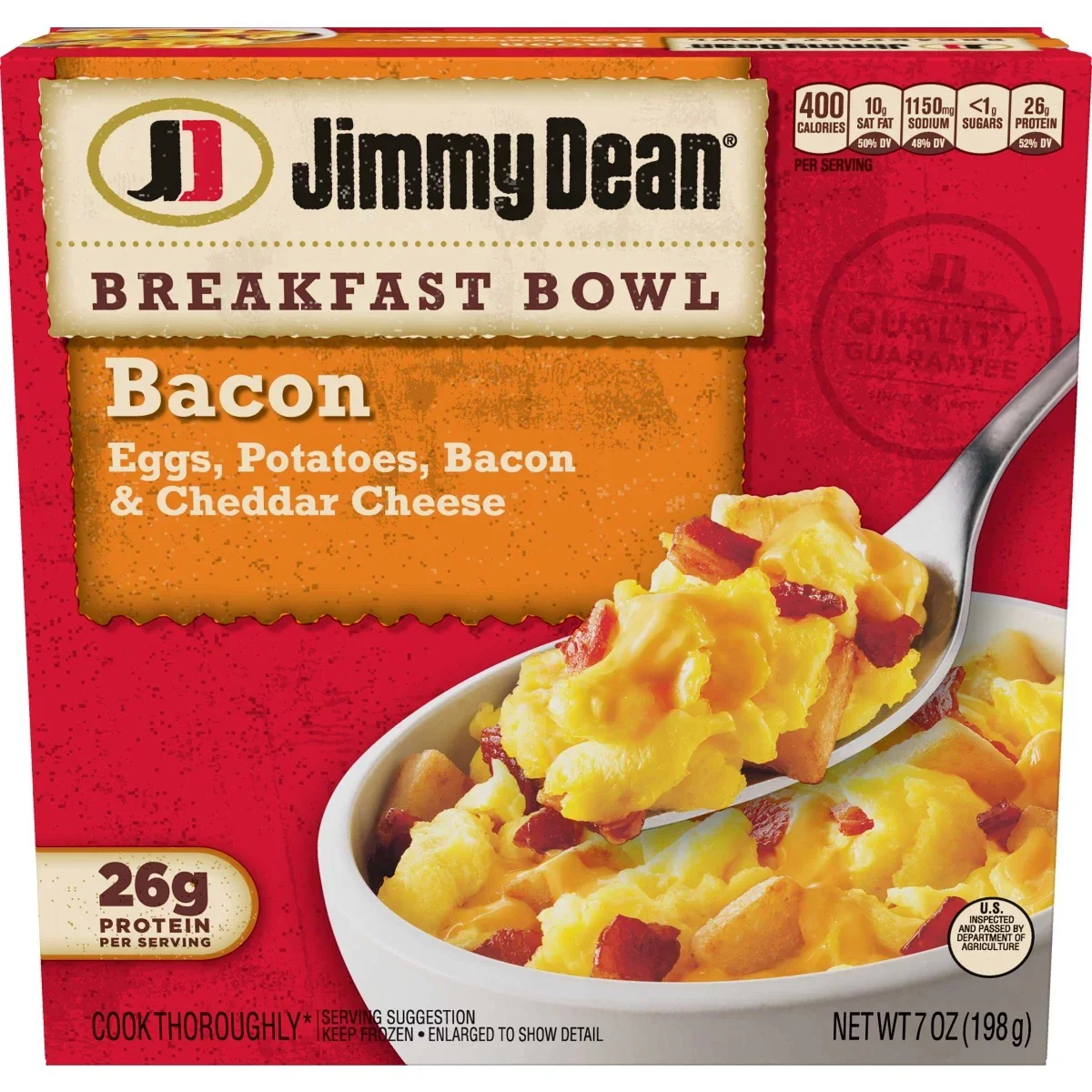 Bacon Egg Cheese And Potato Breakfast Bowl