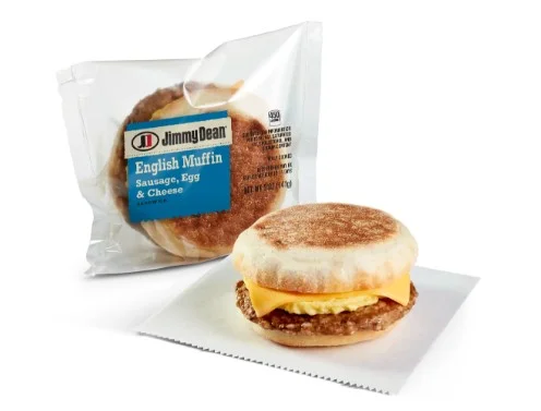 Individually Wrapped Sausage Egg And Cheese Muffin