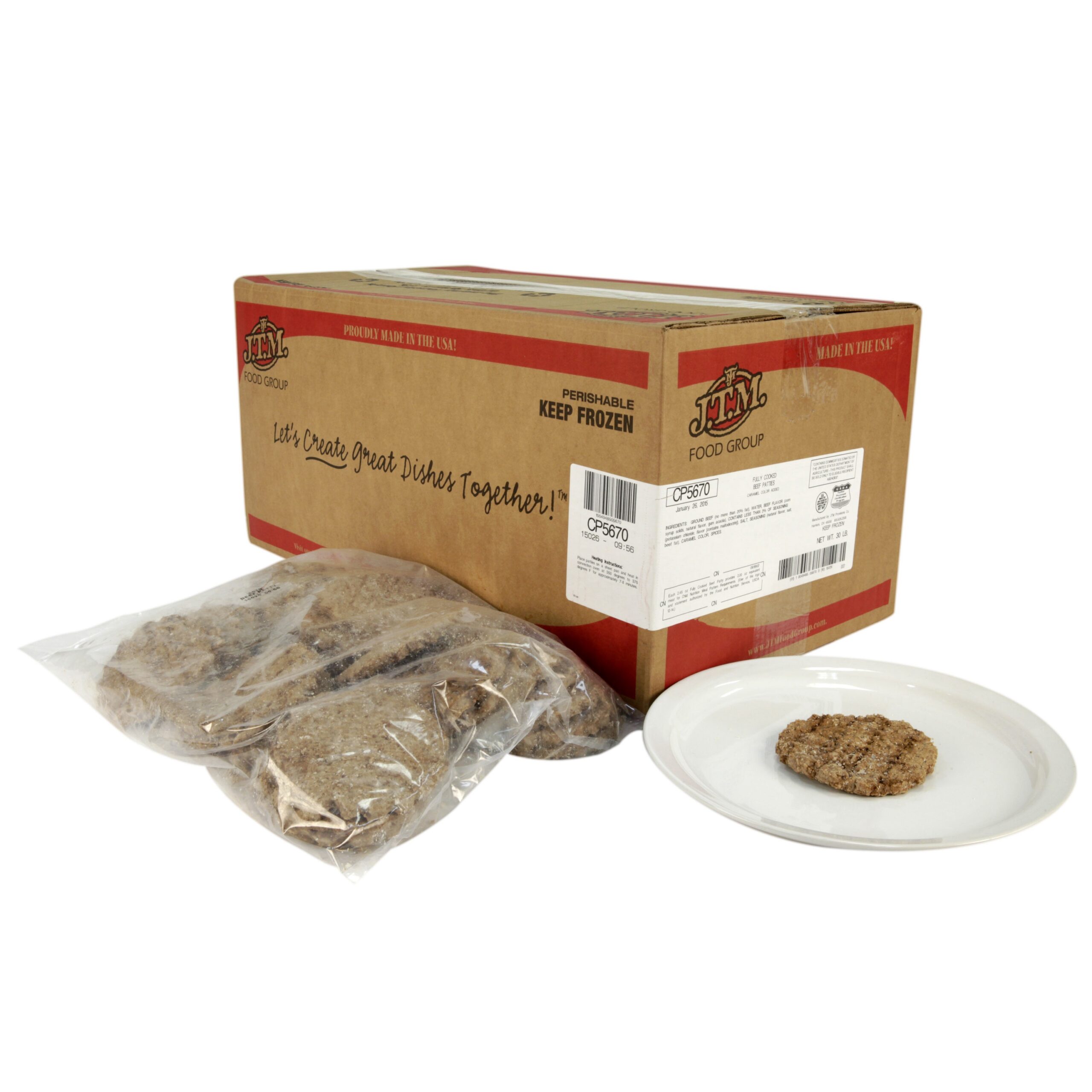 Medium Beef Burger Patty