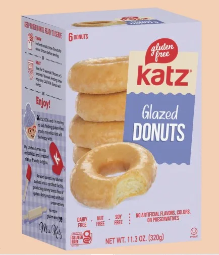 Individually Wrapped Gluten Free Glazed Donut