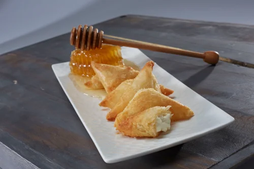 Goat Cheese And Honey In Phyllo