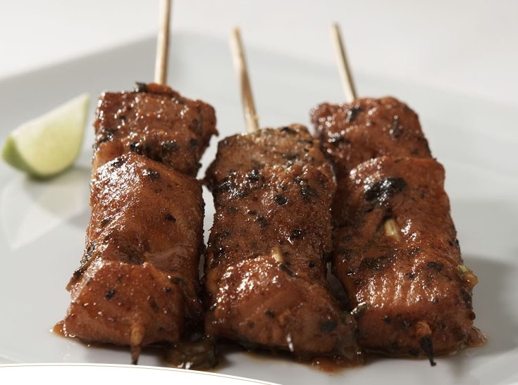 Chili Lime Salmon Kabob