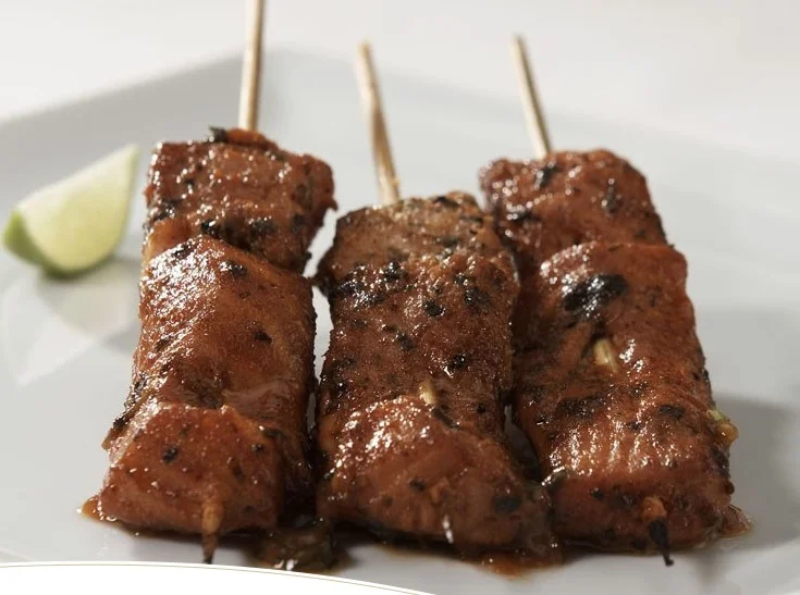 Chili Lime Salmon Kabob