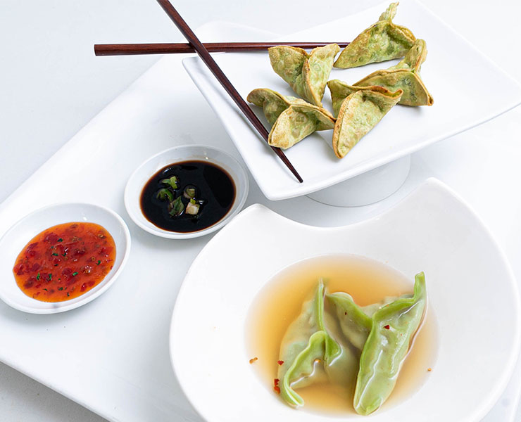 Gochujang Kimchi Wontons