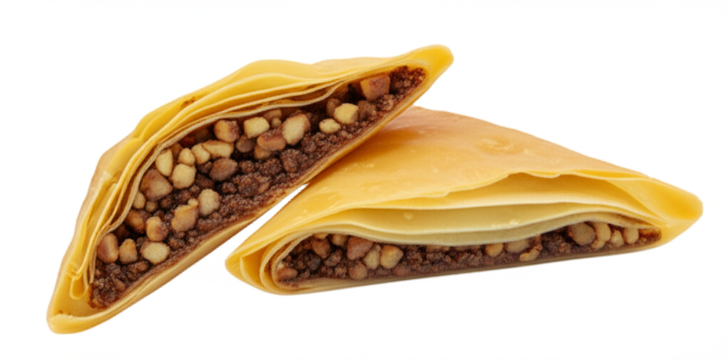 Dubai Chocolate Phyllo Triangle