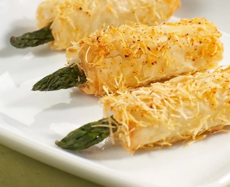 Crispy Asparagus In Filo