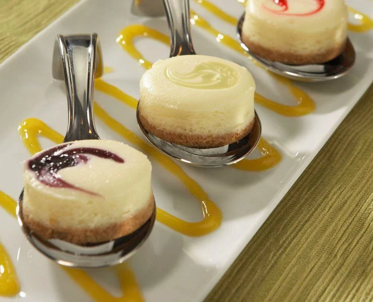 Mini Assorted Citrus Cheesecake Bites