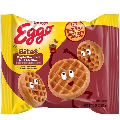 Individually Wrapped Maple Eggo Mini Waffle