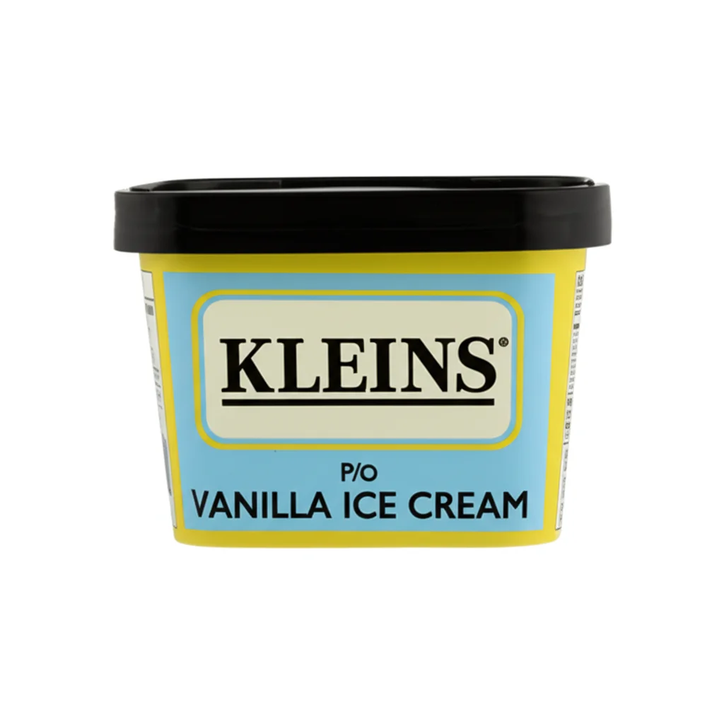 P/o Vanilla Ice Cream