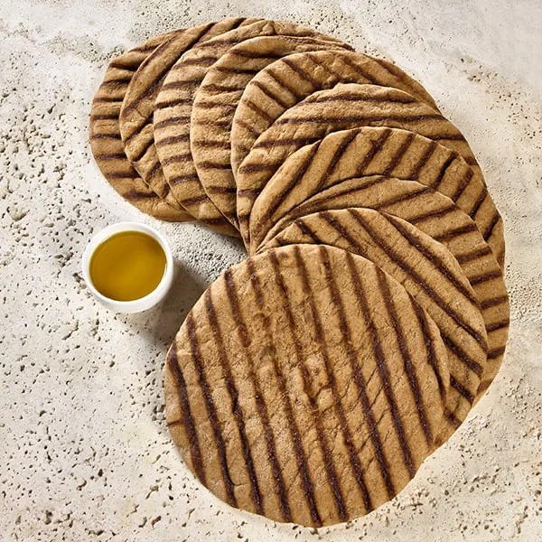 Grilled 8" Round Panini Bread