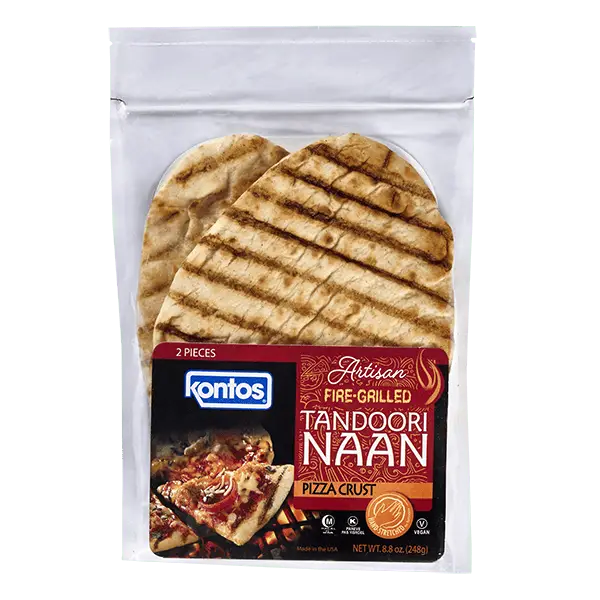 Fire Grilled Naan Pizza Crust