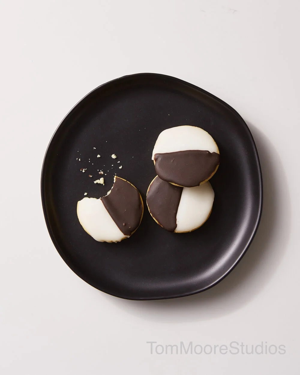 Mini Black And White Cookies
