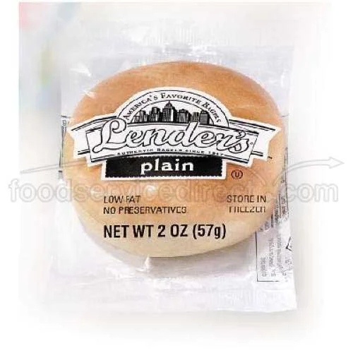 Individually Wrapped Plain Bagel
