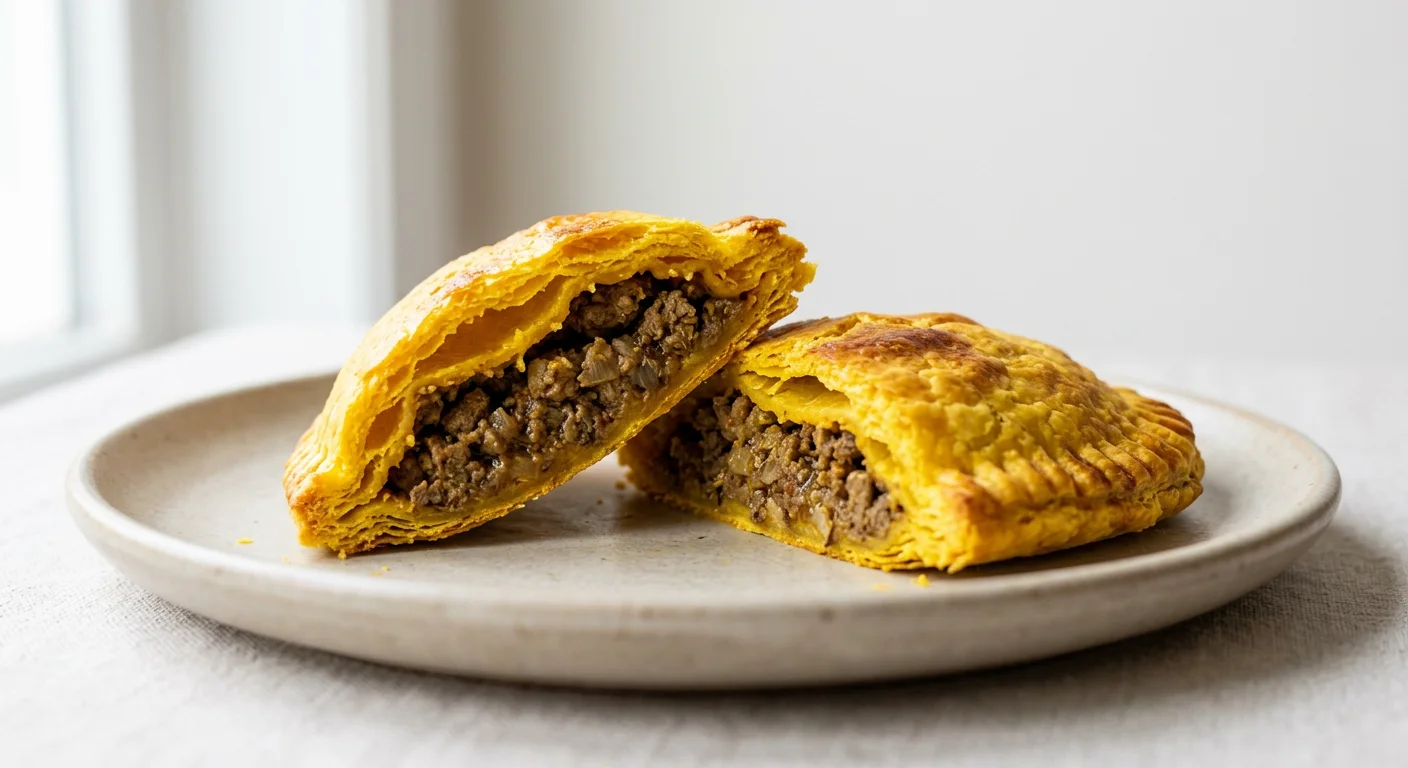 Hot Jamaican Beef Patty