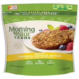 Vegetarian Breakfast Sausage Patty