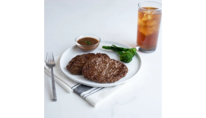 Chopped Cubed Beef Steak Patty
