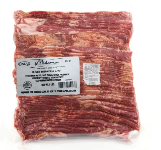 Halal Sliced Beef Bacon