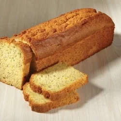 Sliced Lemon Poppy Loaf