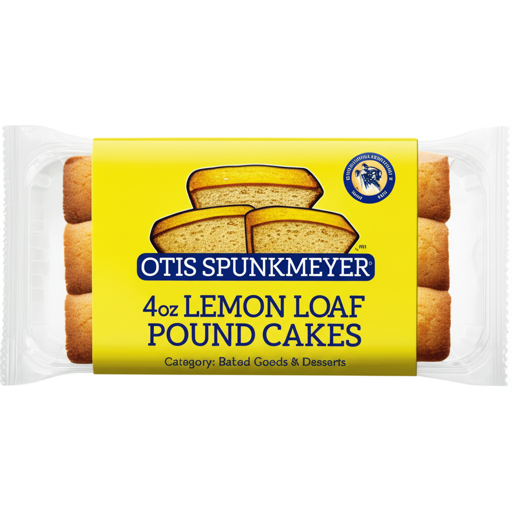 4oz Iw Lemon Loaf Pound Cakes