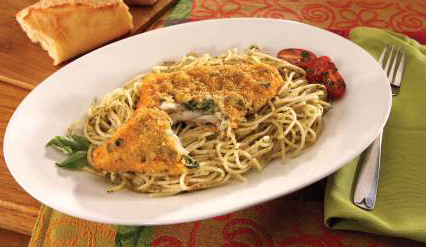 Breaded Alaskan Pollock Florentine