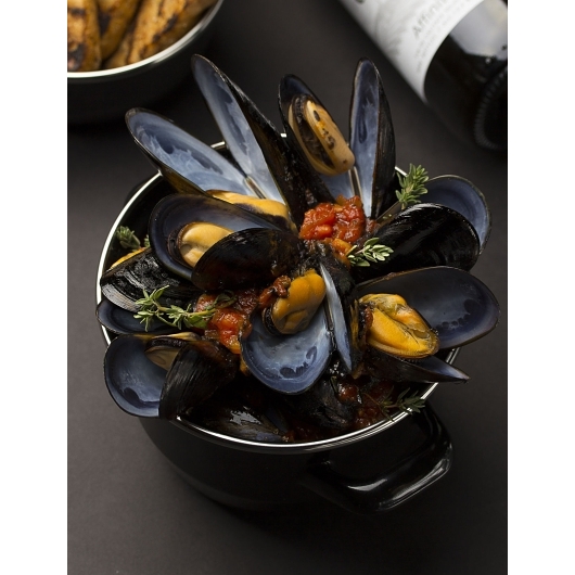 Black Mussels In Shell