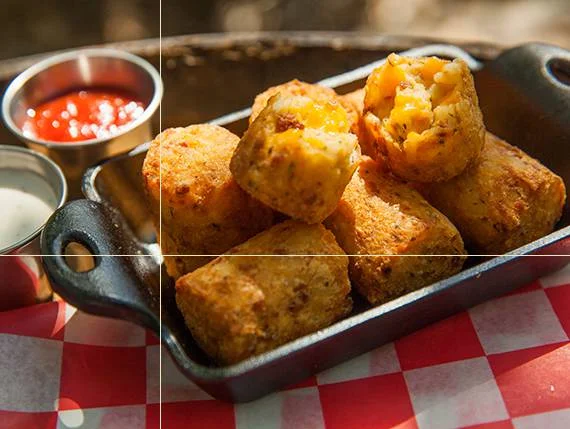 Bacon And Cheddar Tater Keg