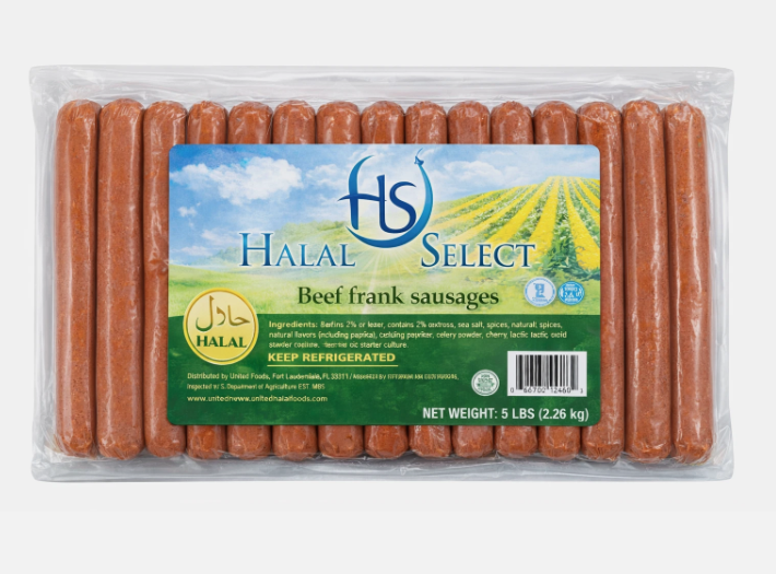 8x1 All Beef Hot Dogs