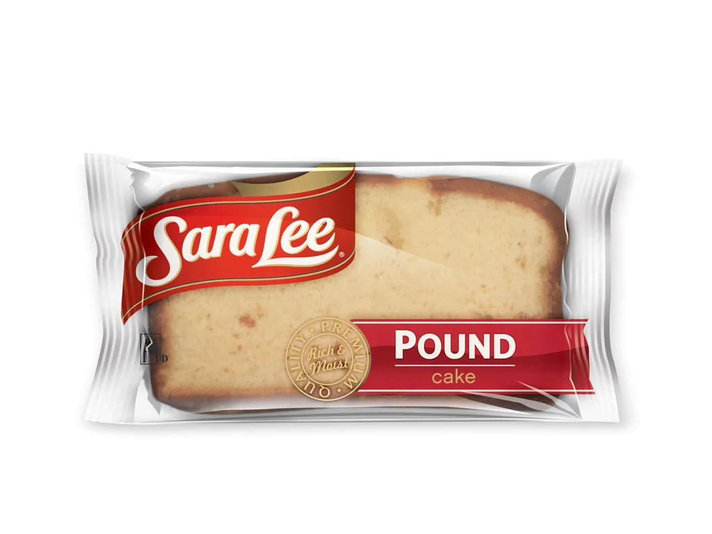 Individually Wrapped Pound Cake Slices